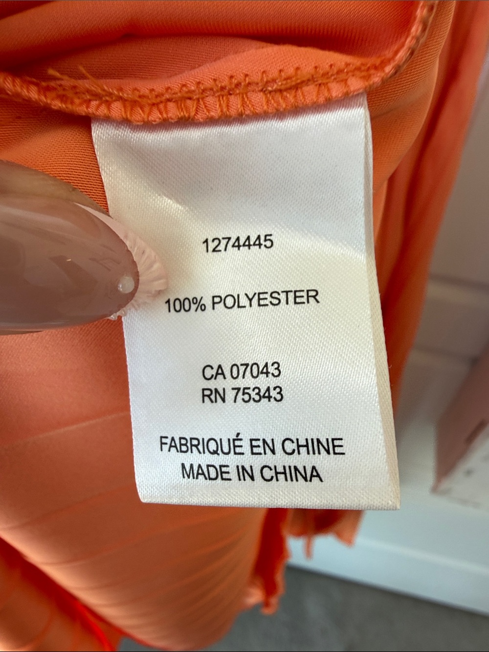 House of Harlow 1960 Coral-Orange Pleated Midi Dress - Picture 11 of 12